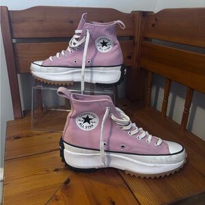 Converse Women's Pink Platform High-Tops